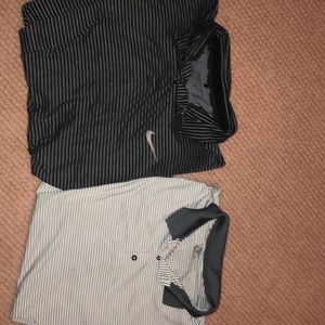 Two Nike golf shirt